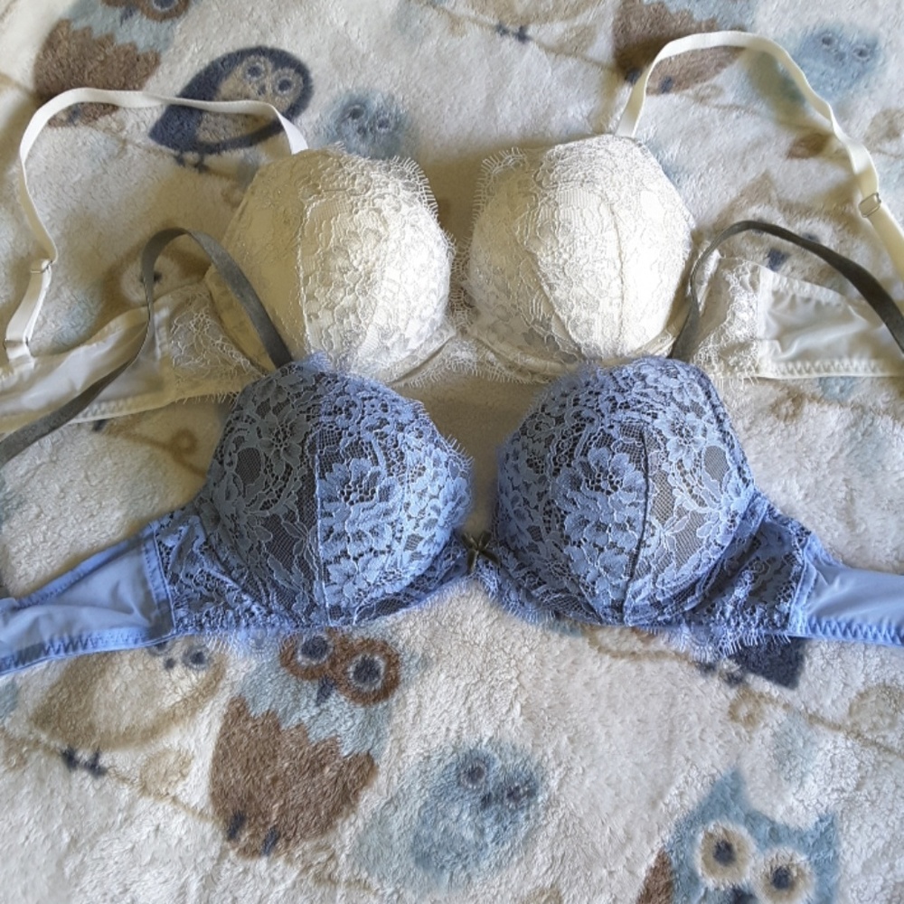 2 VS dream angels push up bras
